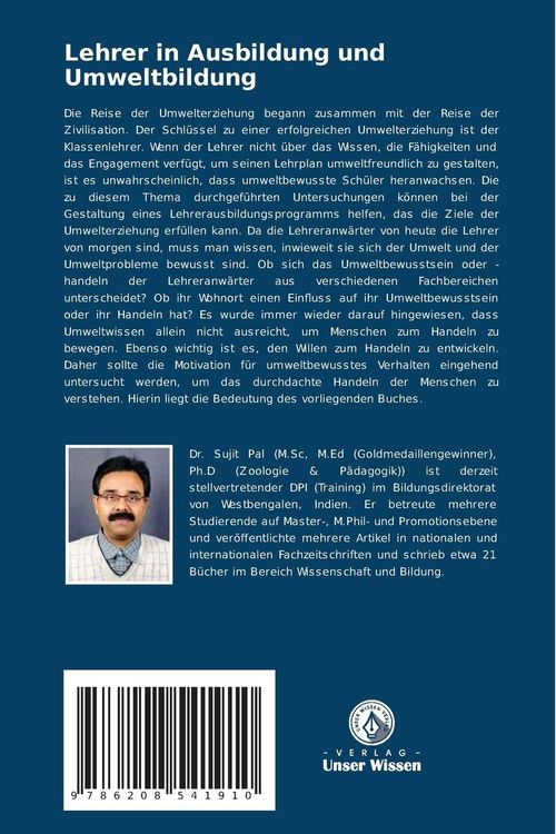Produktbild: Lehrer in Ausbildung und Umweltbildung