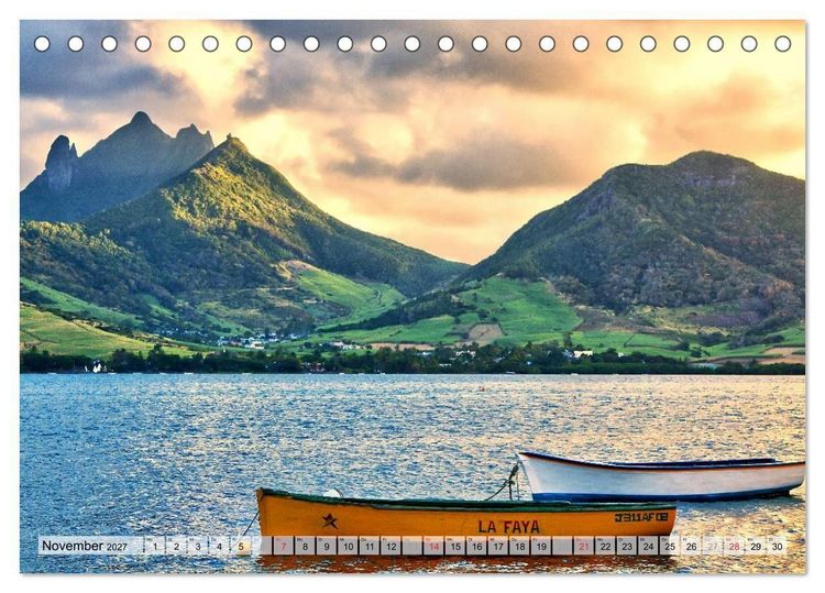 Produktbild: Mauritius - Perle im Indischen Ozean (Tischkalender 2027 DIN A5 quer), CALVENDO Monatskalender