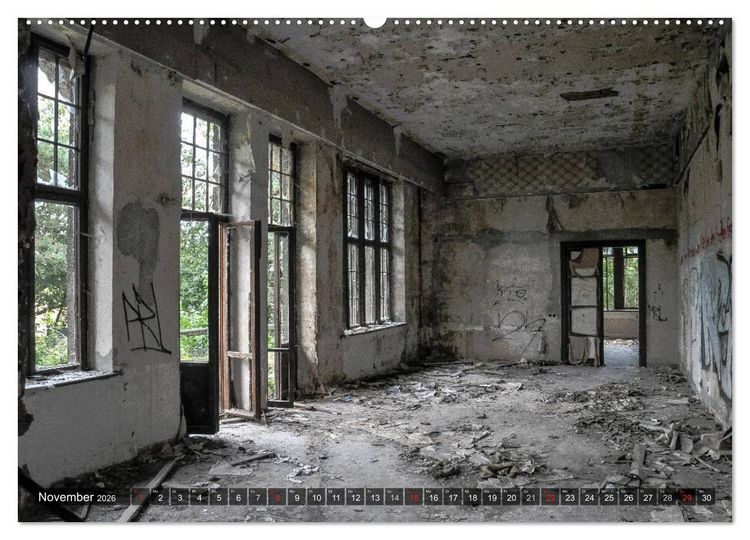 Produktbild: Lost Places in Deutschland 2026 (hochwertiger Premium Wandkalender 2026 DIN A2 quer), Kunstdruck in Hochglanz