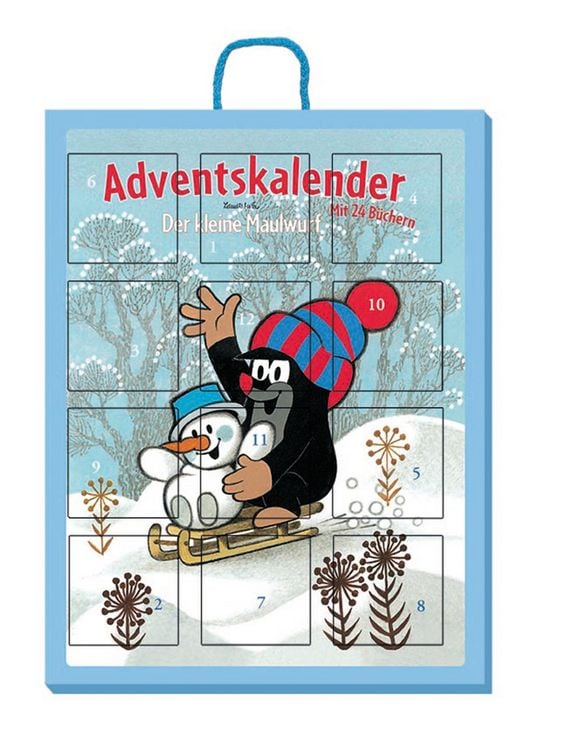 Produktbild: TR&Ouml;TSCH - Adventskalender "Der kleine Maulwurf" | Weihnachtskalender mit 24 Besch&auml;ftigungsb&uuml;chern