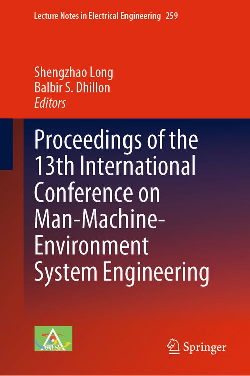 Produktbild: Proceedings of the 13th International Conference on Man-Machine-Environment System Engineering