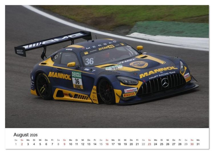 Produktbild: Deutsche Tourenwagen (Wandkalender 2026 DIN A4 quer), CALVENDO Monatskalender