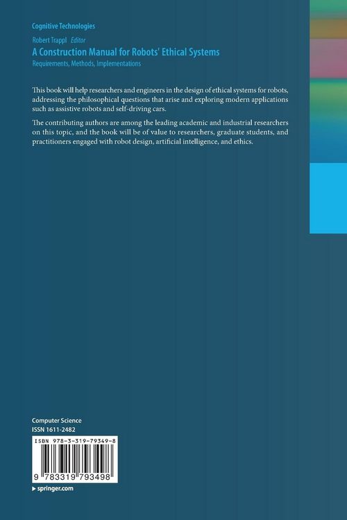 Produktbild: A Construction Manual for Robots' Ethical Systems