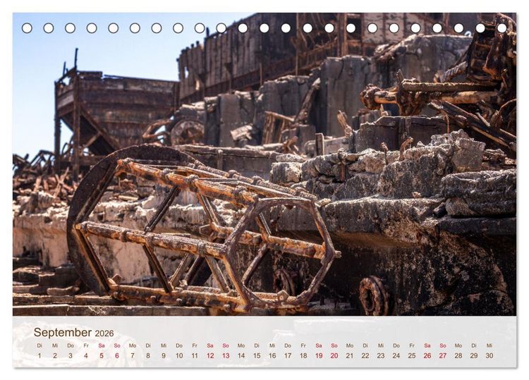 Produktbild: verlassene Sch&auml;tze (Tischkalender 2026 DIN A5 quer), CALVENDO Monatskalender