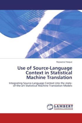 Produktbild: Haque, R: Use of Source-Language Context in Statistical Mach
