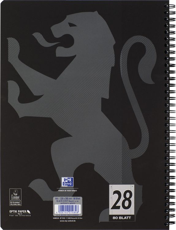 Produktbild: Collegeblock TOUCH A4 ka. schw