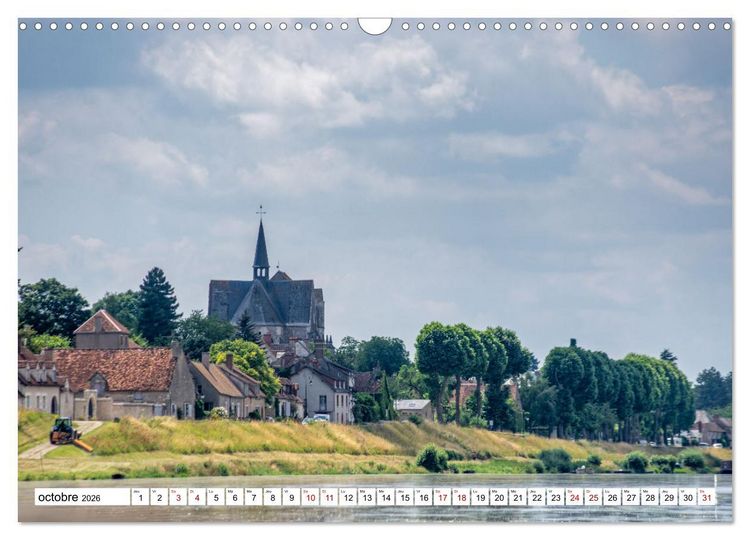 Produktbild: Le long de la Loire (Calendrier mural 2026 DIN A3 vertical), CALVENDO calendrier mensuel