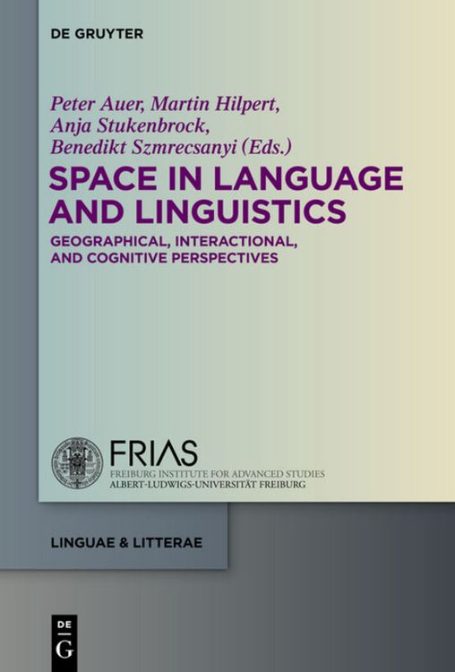 Produktbild: Space in Language and Linguistics