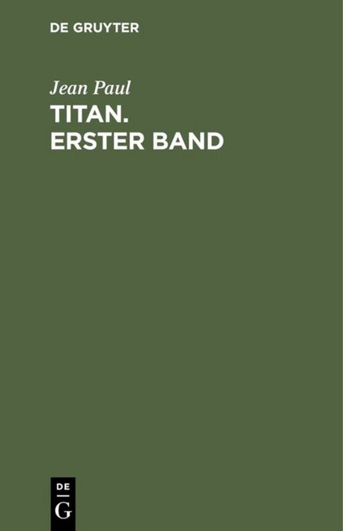 Produktbild: Titan. Erster Band