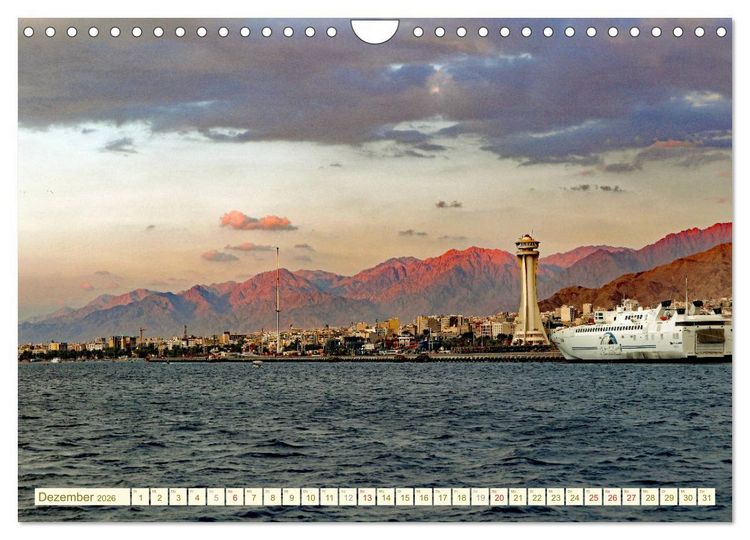 Produktbild: Urlaub in JORDANIEN (Wandkalender 2026 DIN A4 quer), CALVENDO Monatskalender