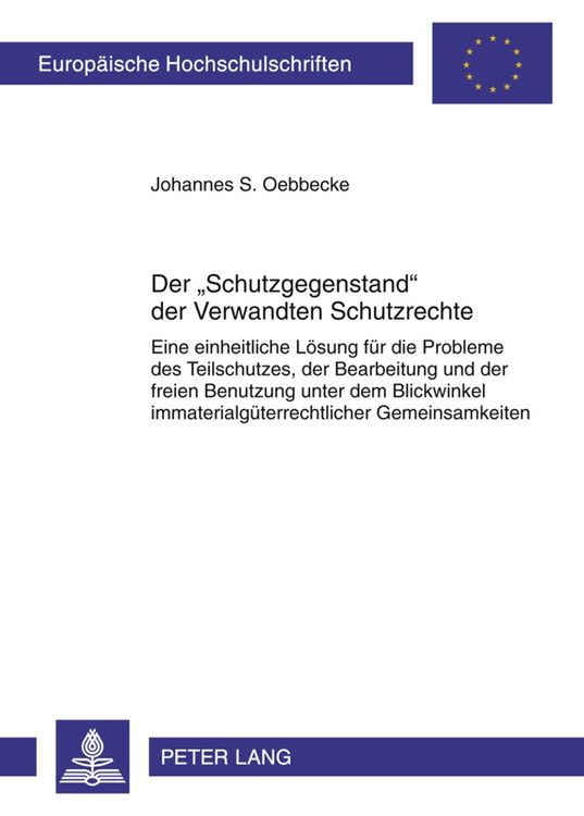 Produktbild: Der &laquo;Schutzgegenstand&raquo; der Verwandten Schutzrechte