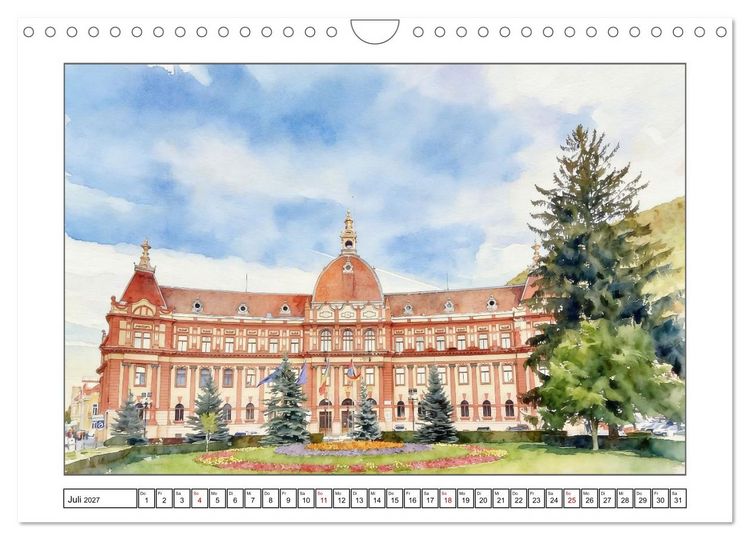 Produktbild: Rum&auml;nien - Vielfalt und Authentizit&auml;t (Wandkalender 2027 DIN A4 quer), CALVENDO Monatskalender