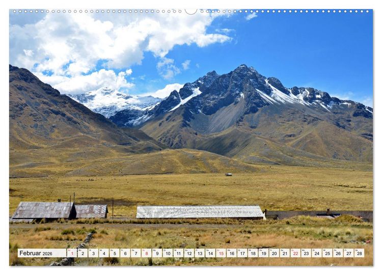 Produktbild: Faszination PERU, zwischen Anden und Regenwald (hochwertiger Premium Wandkalender 2026 DIN A2 quer), Kunstdruck in Hochglanz