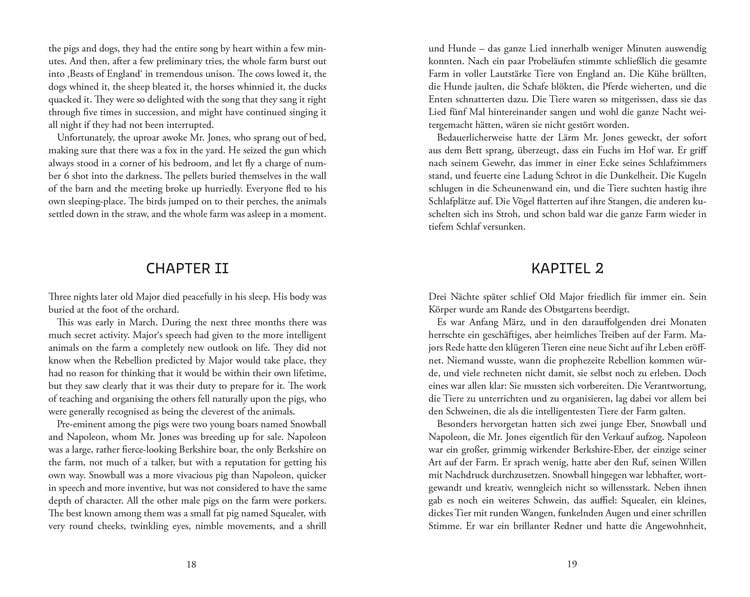 Produktbild: Farm der Tiere / Animal Farm. George Orwell. Zweisprachig Englisch-Deutsch