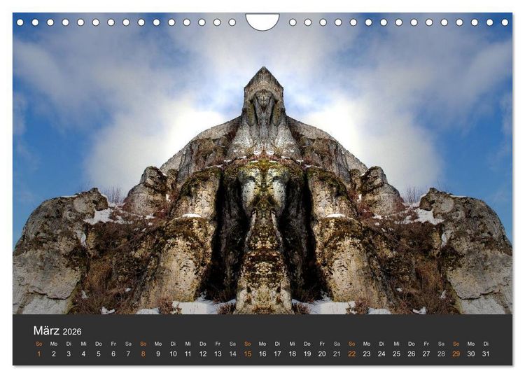 Produktbild: Spiegelwelten - Im Reich der Naturwesen (Wandkalender 2026 DIN A4 quer), CALVENDO Monatskalender