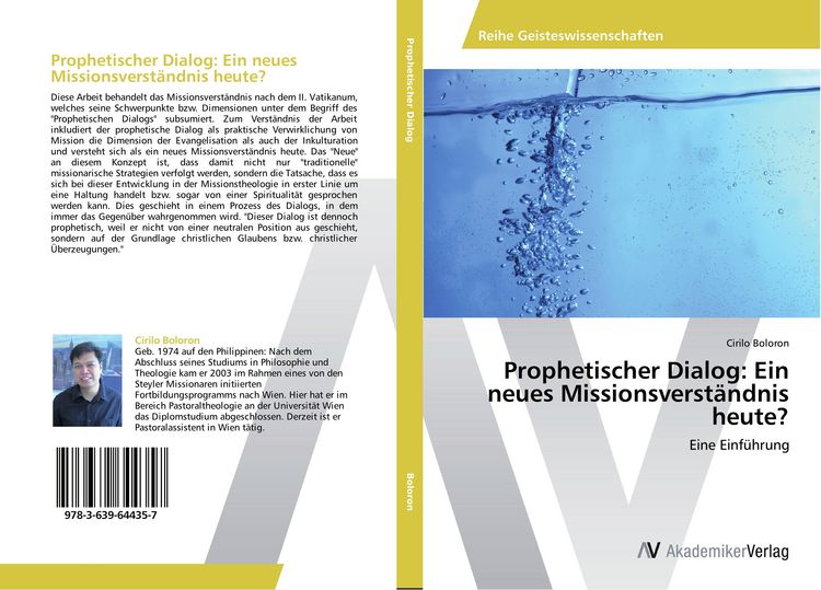 Produktbild: Prophetischer Dialog: Ein neues Missionsverst&auml;ndnis heute?