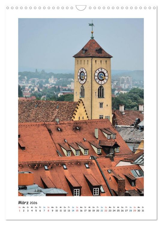 Produktbild: Regensburg - Ansichtssache (Wandkalender 2026 DIN A3 hoch), CALVENDO Monatskalender