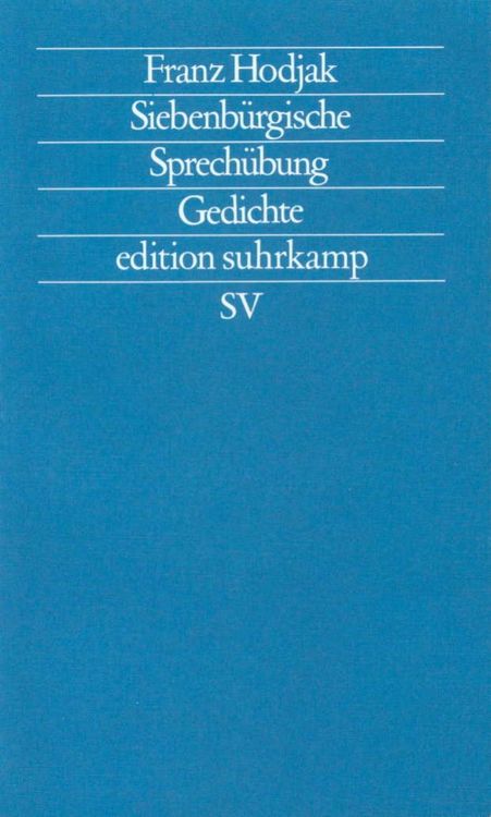 Produktbild: Siebenb&uuml;rgische Sprech&uuml;bung