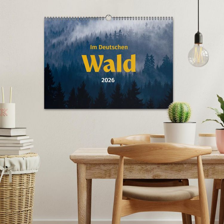 Produktbild: Im Deutschen Wald (Wandkalender 2026 DIN A3 quer), CALVENDO Monatskalender