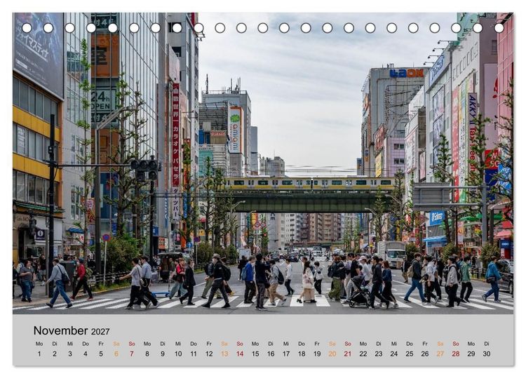 Produktbild: Tokio. Die faszinierende Metropole Japans (Tischkalender 2027 DIN A5 quer), CALVENDO Monatskalender