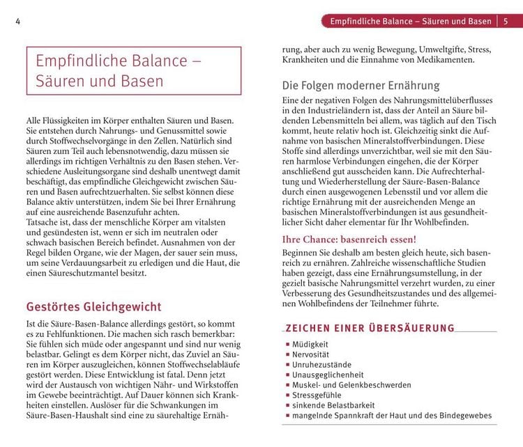 Produktbild: S&auml;ure-Basen-Balance