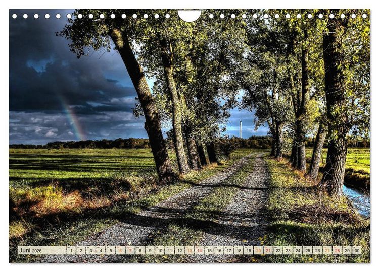 Produktbild: Landschaft an der W&uuml;mme (Wandkalender 2026 DIN A4 quer), CALVENDO Monatskalender