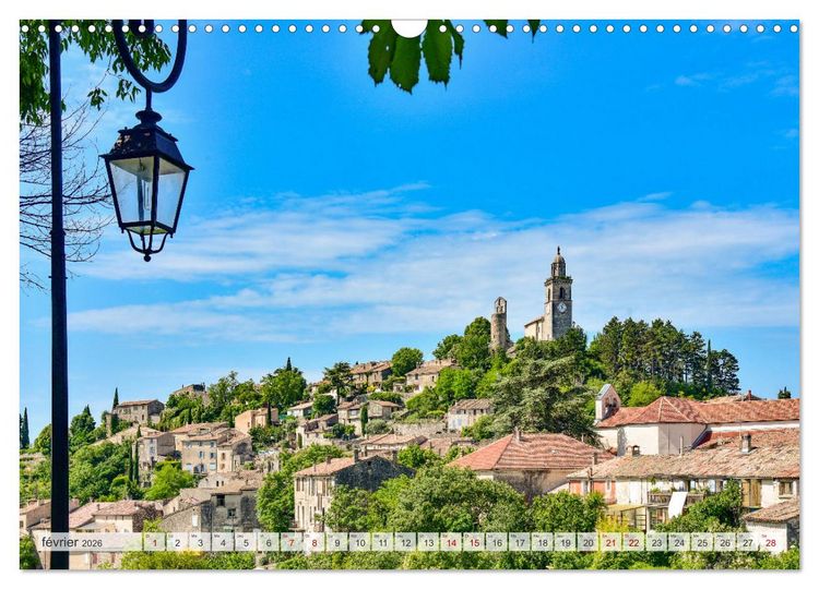 Produktbild: Les villages perch&eacute;s de Provence (Calendrier mural 2026 DIN A3 vertical), CALVENDO calendrier mensuel
