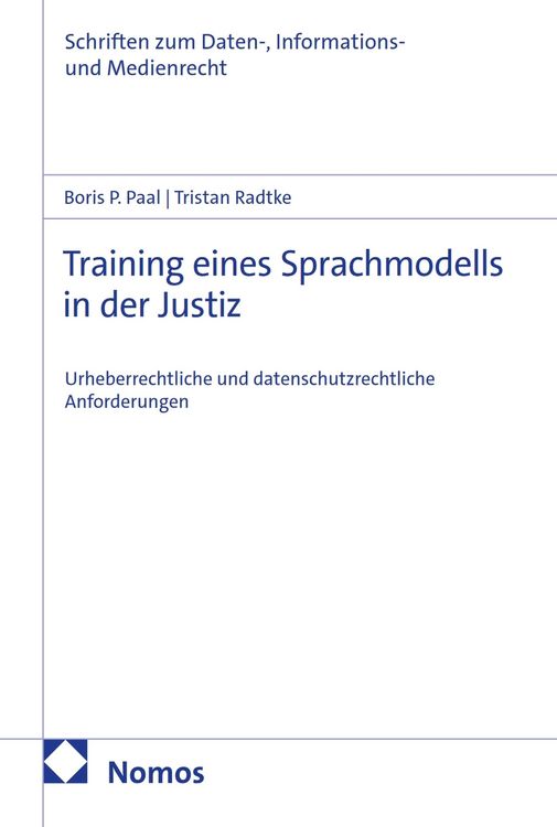 Produktbild: Training eines Sprachmodells in der Justiz