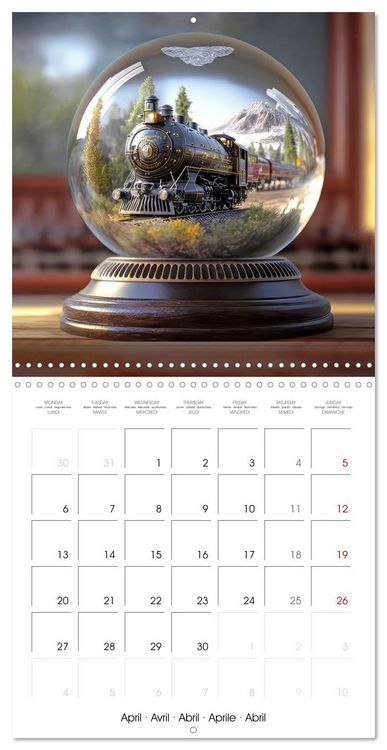 Produktbild: Small world in the glas sphere (Wall Calendar 2026 12 &times; 12 Inch) CALVENDO 12 Month Wall Calendar