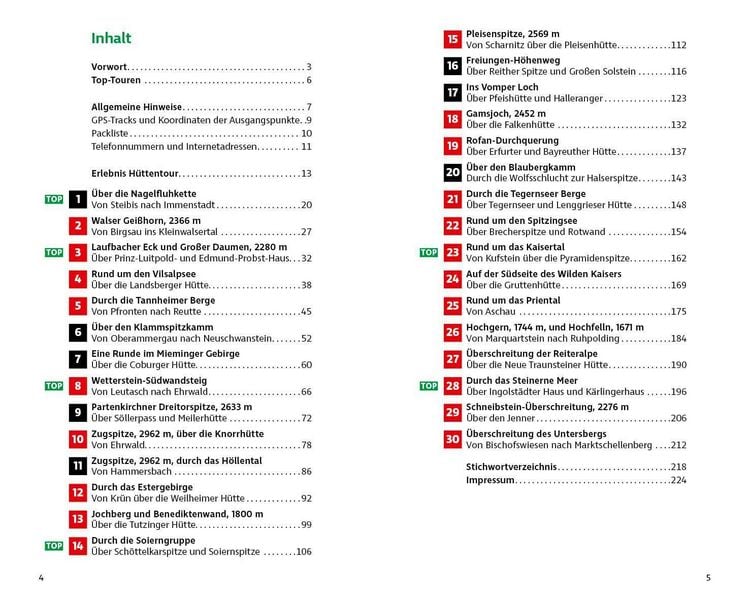 Produktbild: ROTHER Wanderbuch H&uuml;ttentouren Bayerische Alpen mit angrenzendem Tirol. 30 Touren f&uuml;r 2-4 Tage