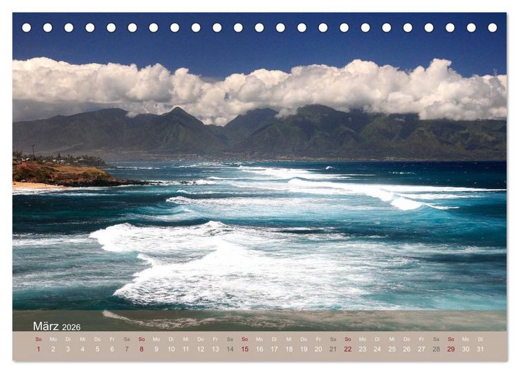 Produktbild: Aloha aus Hawaii (Tischkalender 2026 DIN A5 quer), CALVENDO Monatskalender