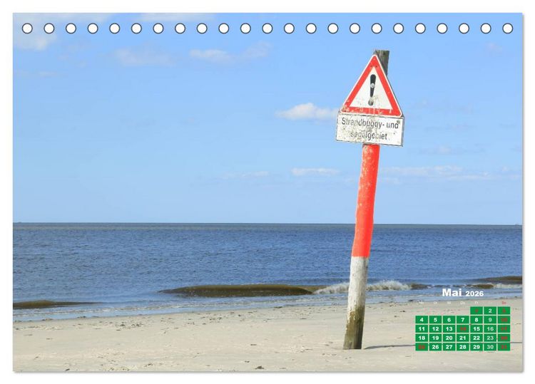 Produktbild: St. Peter-Ording (Tischkalender 2026 DIN A5 quer), CALVENDO Monatskalender