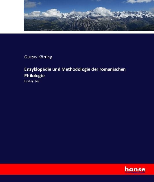 Produktbild: Enzyklop&auml;die und Methodologie der romanischen Philologie