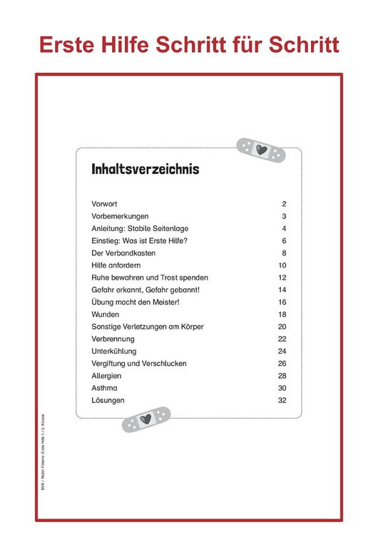 Produktbild: Erste Hilfe f&uuml;r kleine Helden