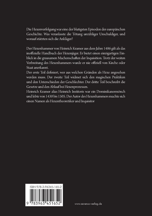 Produktbild: Der Hexenhammer: Malleus Maleficarum.