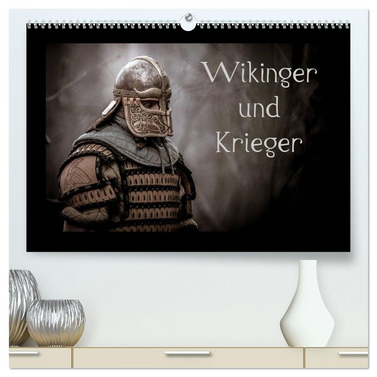 Produktbild: Wikinger und Krieger (hochwertiger Premium Wandkalender 2026 DIN A2 quer), Kunstdruck in Hochglanz