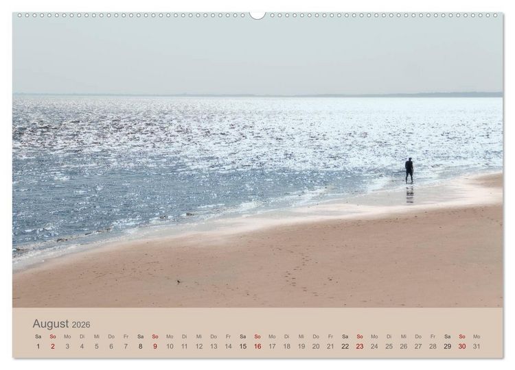 Produktbild: Sylt-Momente (hochwertiger Premium Wandkalender 2026 DIN A2 quer), Kunstdruck in Hochglanz