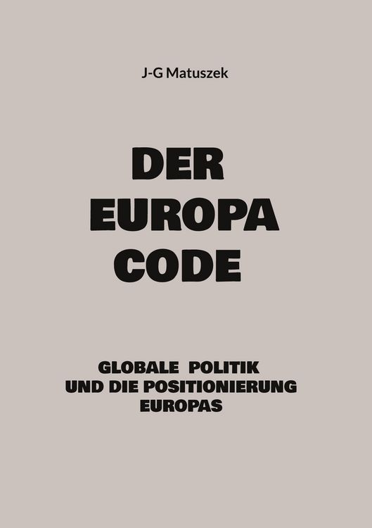 Produktbild: Der Europa Code