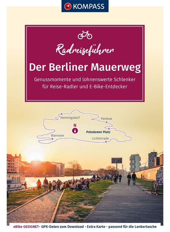 Produktbild: KOMPASS Radreiseführer Der Berliner Mauerweg