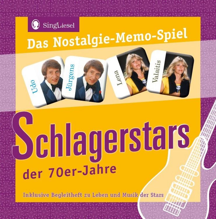Produktbild: Das Memo-Spiel f&uuml;r Senioren - Schlagerstars der 70er-Jahre