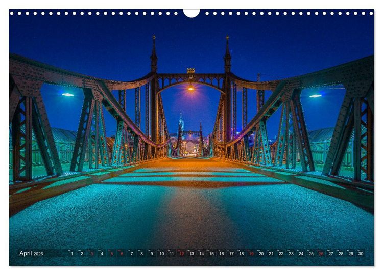 Produktbild: Ulm f&uuml;r Nachtspatzen (Wandkalender 2026 DIN A3 quer), CALVENDO Monatskalender