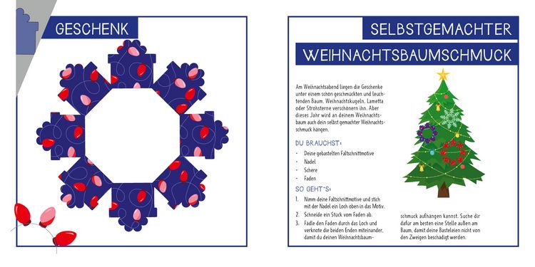 Produktbild: Bastelblock: Falten, Schneiden, fertig! Weihnachten