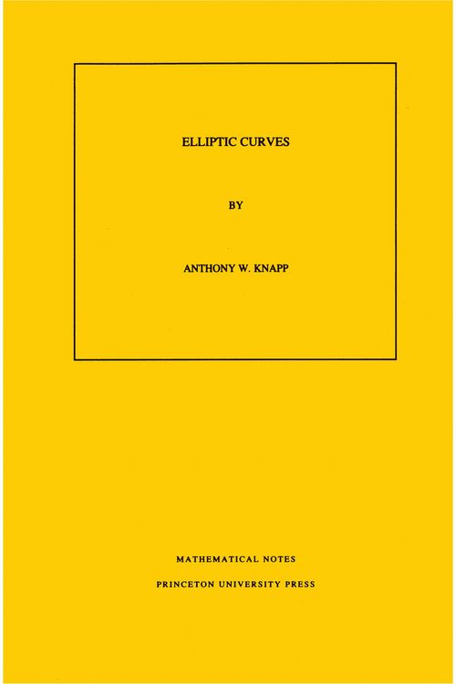 Produktbild: Elliptic Curves