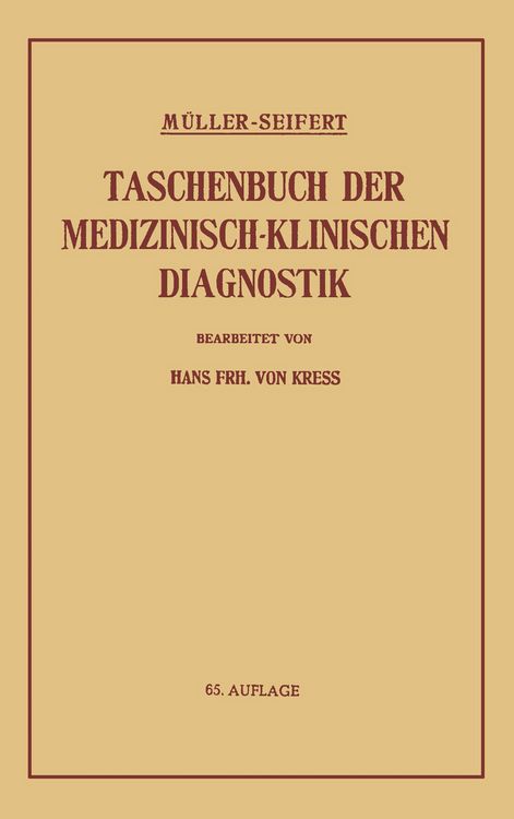 Produktbild: Taschenbuch der Medizinisch-Klinischen Diagnostik