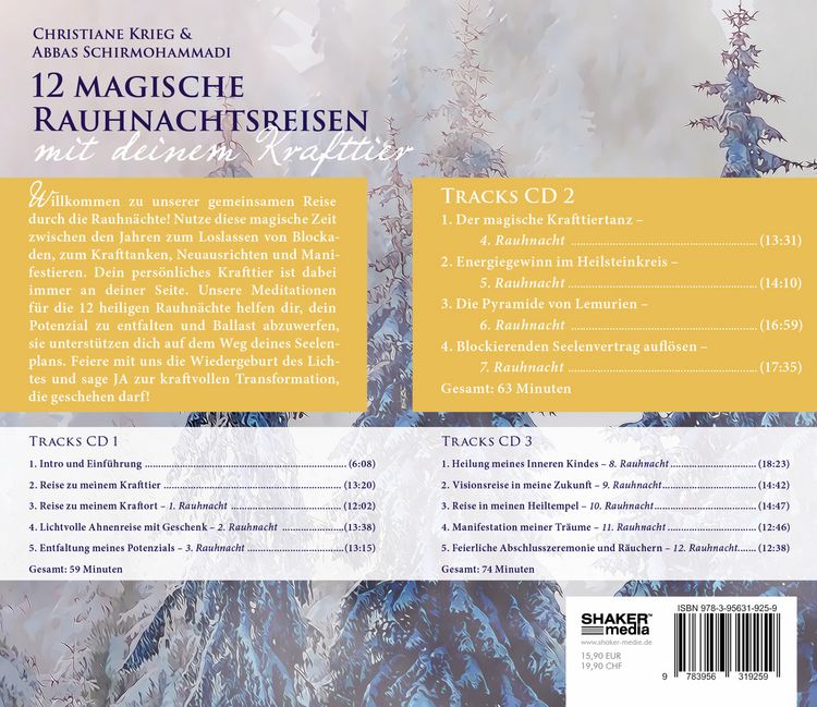 Produktbild: 12 magische Rauhnachtsreisen mit deinem Krafttier -CD 2-