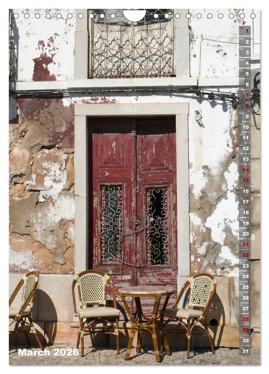 Produktbild: antique doors around europe (Wall Calendar 2026 DIN A4 portrait), CALVENDO 12 Month Wall Calendar
