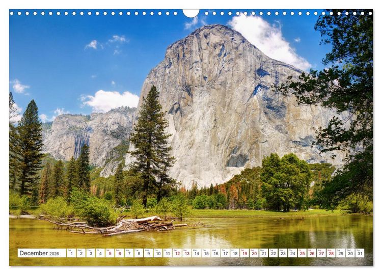 Produktbild: Yosemite National Park Road Trip (Wall Calendar 2026 DIN A3 landscape), CALVENDO 12 Month Wall Calendar