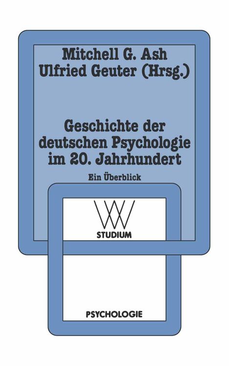 Produktbild: Geschichte der deutschen Psychologie im 20. Jahrhundert