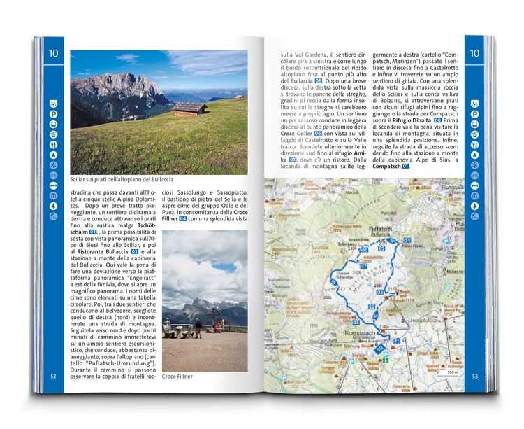 Produktbild: KOMPASS guida escursionistica Alpe di Siusi, Sassolungo, Sciliar, Catinaccio, 35 itinerari