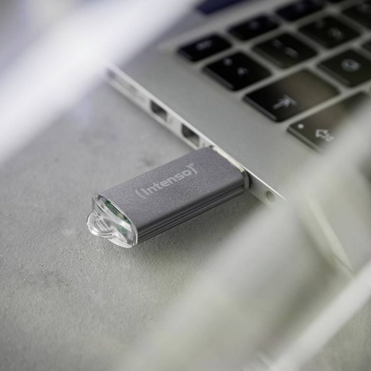Produktbild: Intenso Jet Line USB-Stick 64GB Silber 3541490 USB-A (USB 3.2 Gen 1)